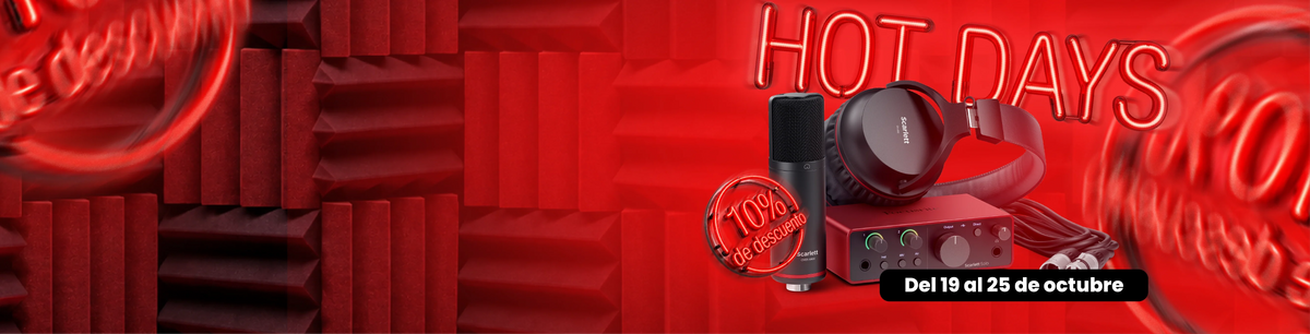Descuentos en Focusrite Colombia | Hot Days 2026