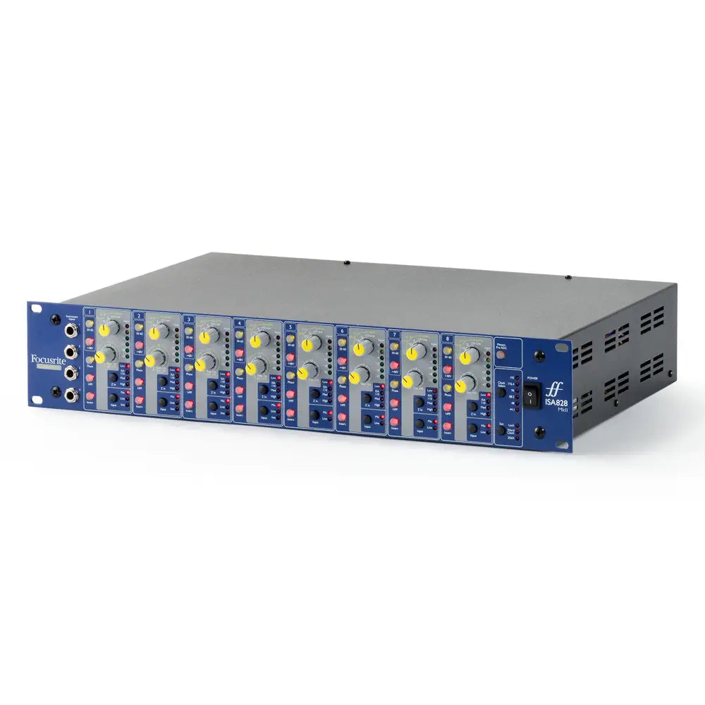 ISA 828 MKII Preamplificador de Micrófono vista lateral