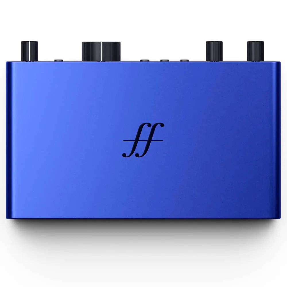 Scarlett 2i2 Edición Aniversario Interfaz USB-C vista superior